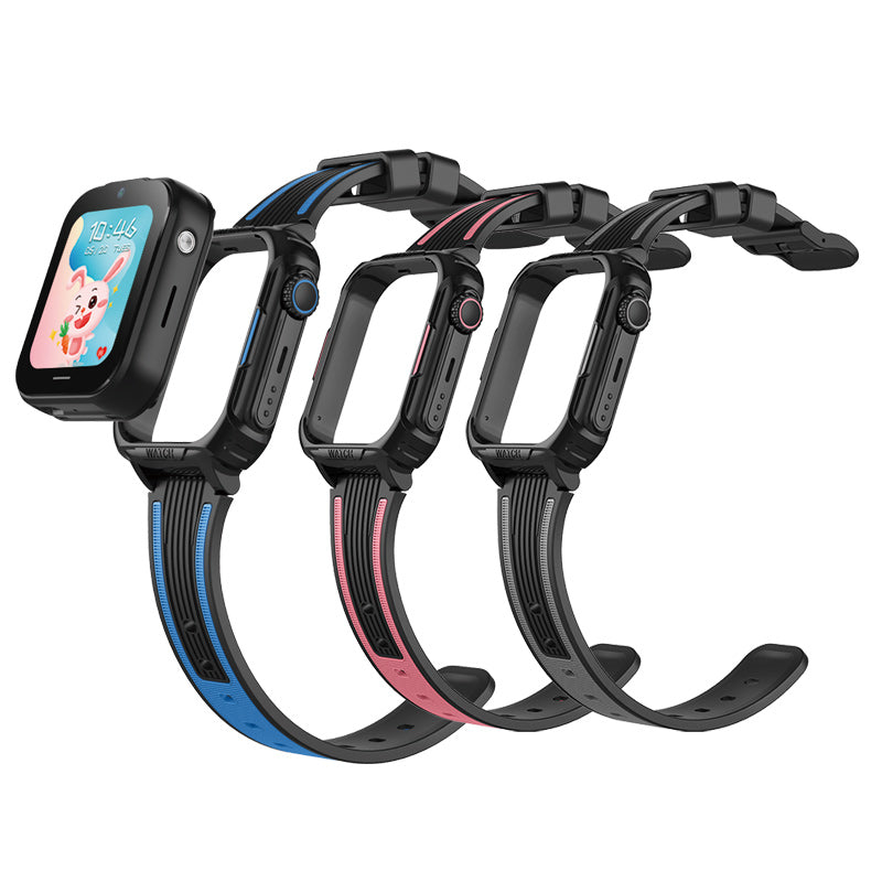 Bracelet sport en silicone - Gris et noir