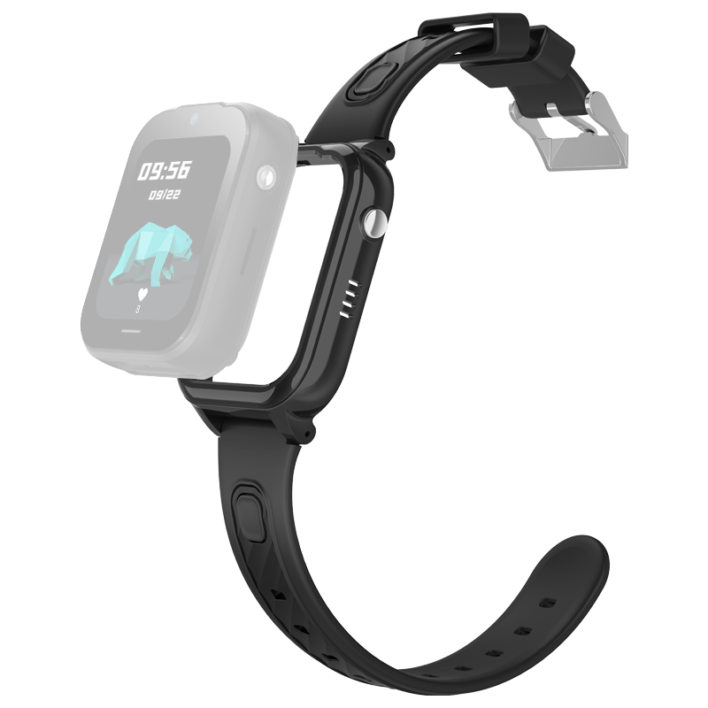 Bracelet original pour modèle D52 en silicone avec coque rigide