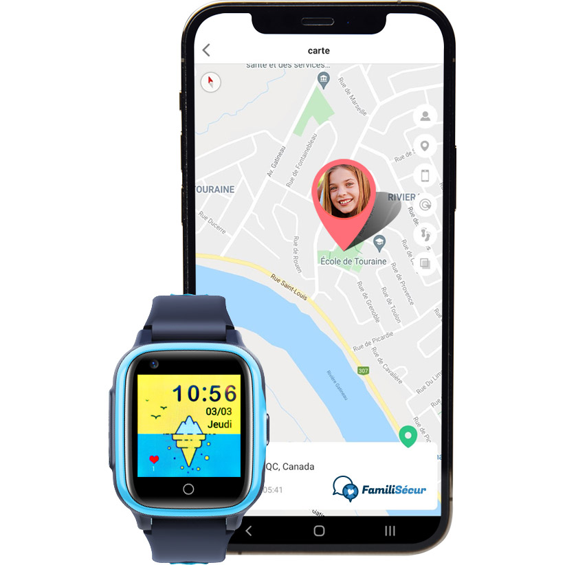 Montre GPS enfant 4G | Montre connectée avec GPS